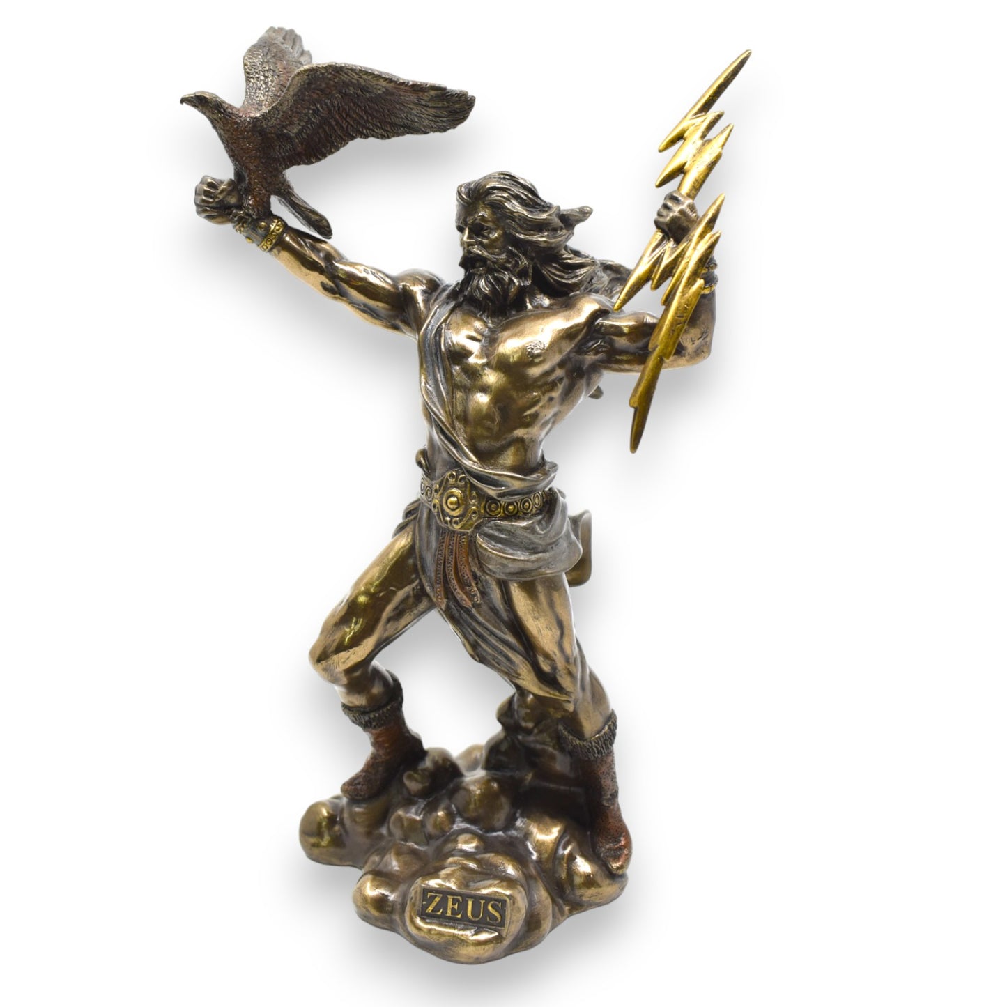 Veronese Design Zeus Dekoratif Heykel 21,5 cm
