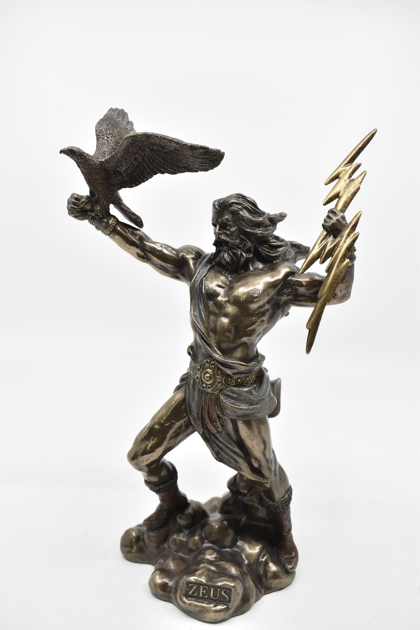 Veronese Design Zeus Dekoratif Heykel 21,5 cm