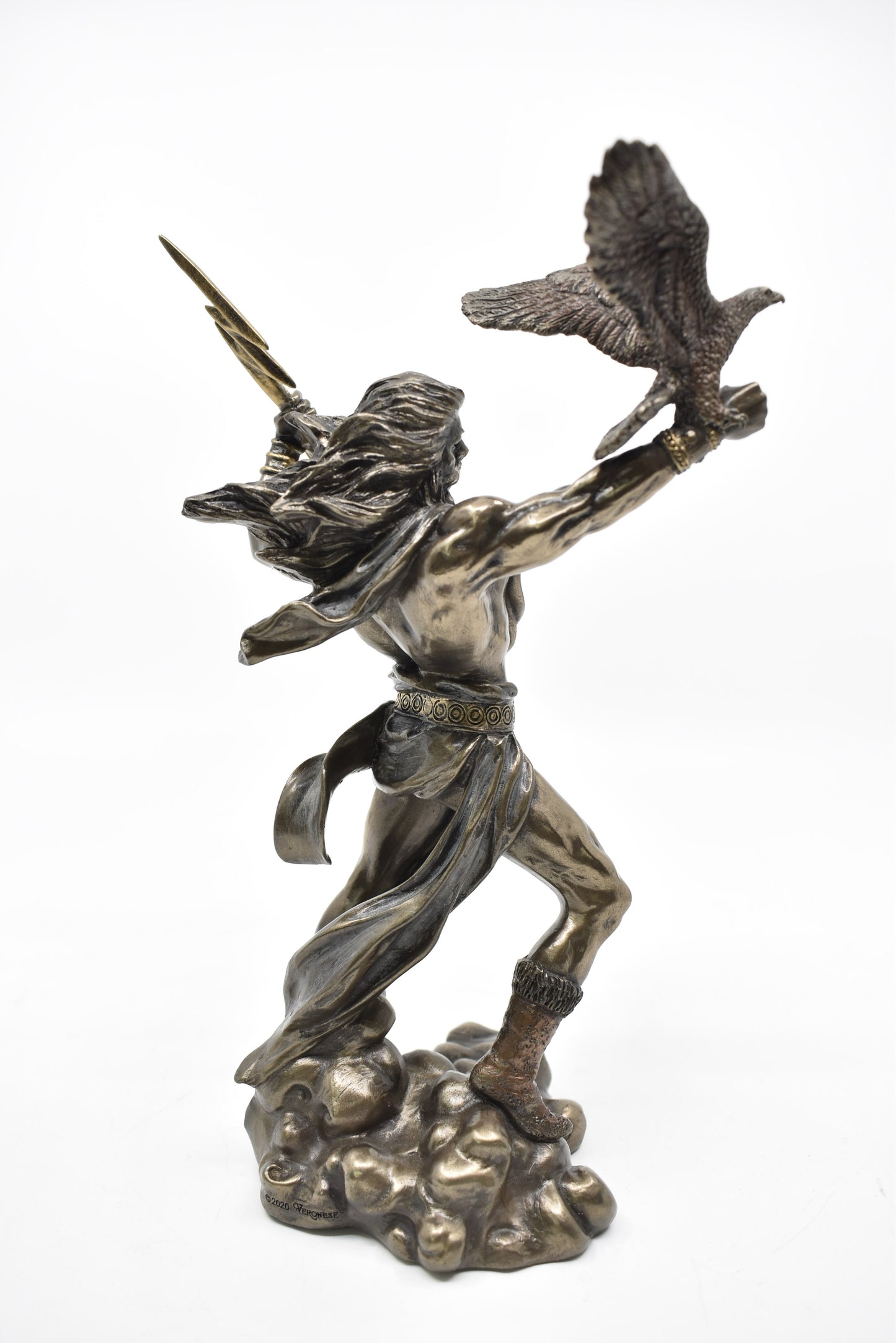 Veronese Design Zeus Dekoratif Heykel 21,5 cm