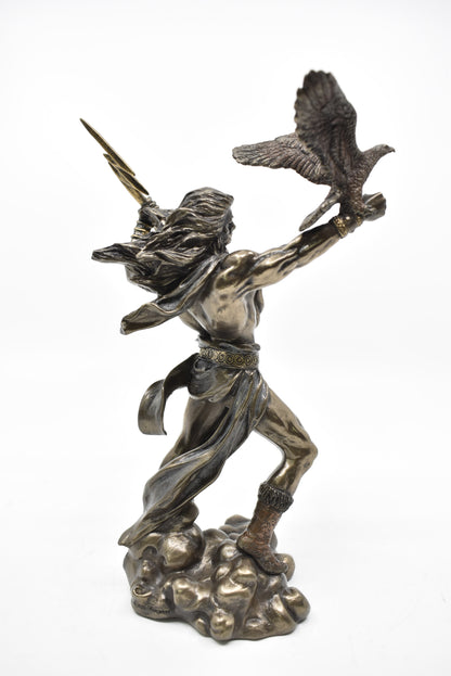 Veronese Design Zeus Dekoratif Heykel 21,5 cm