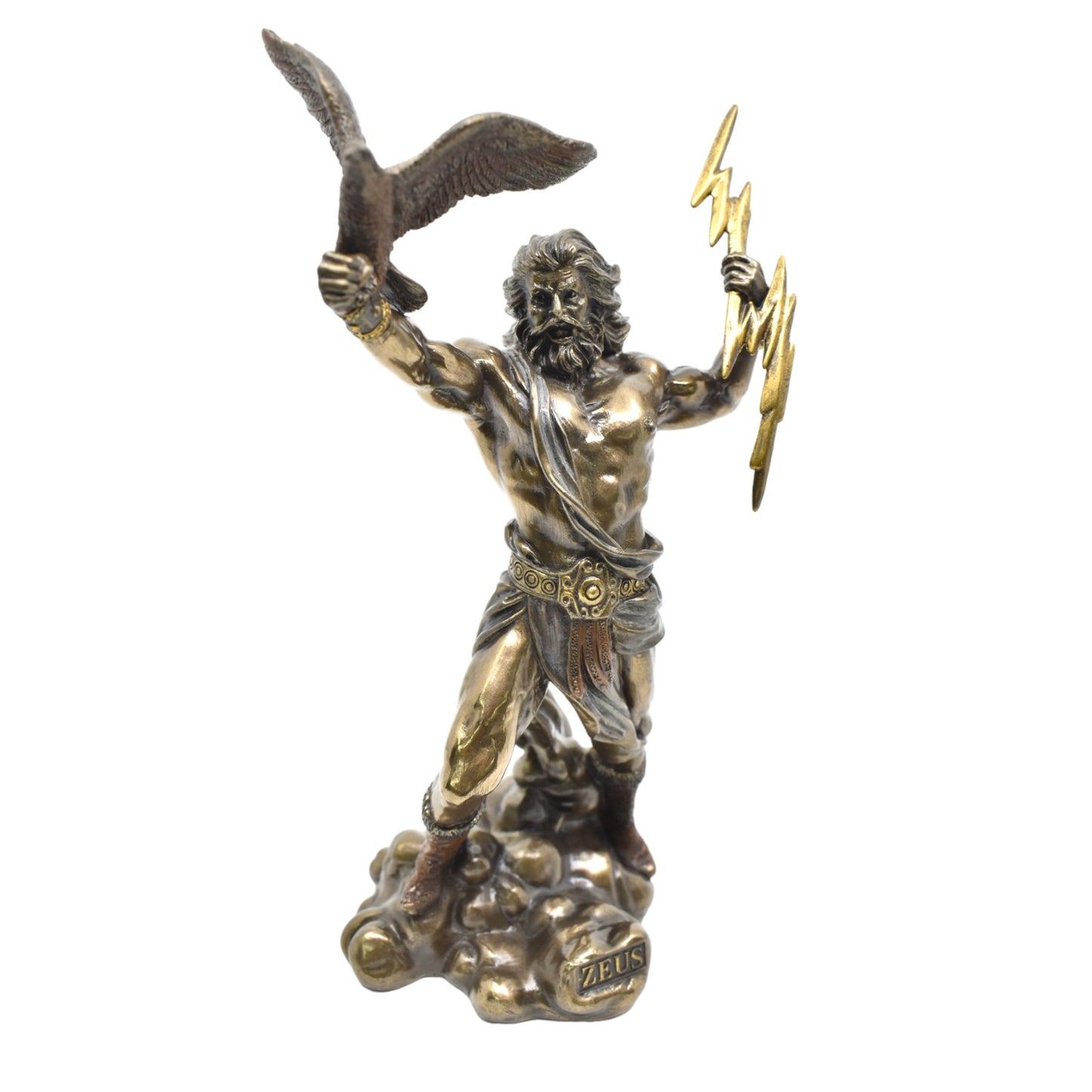 Veronese Design Zeus Dekoratif Heykel 21,5 cm