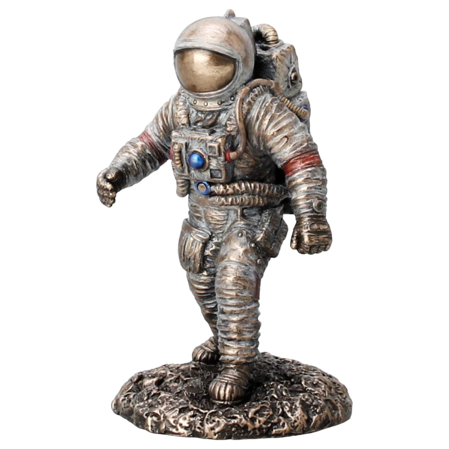 Astronot Dekoratif Biblo Cold Cast Resin El Boyaması 12 cm
