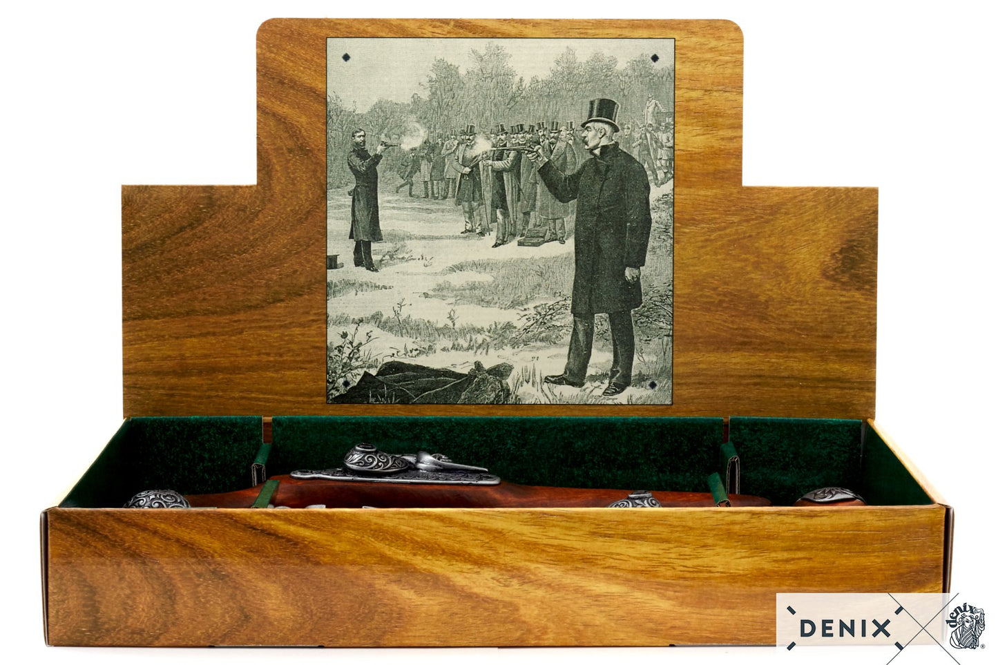 Denix 2-Piece Duelling Replica Pistol Italy 1825