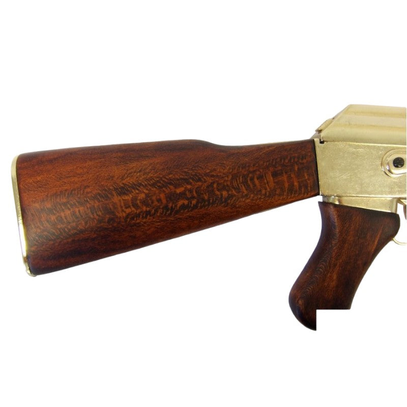 Denix Kalashnikov AK47 Rifle Gold-Russia 1947 Model Replica