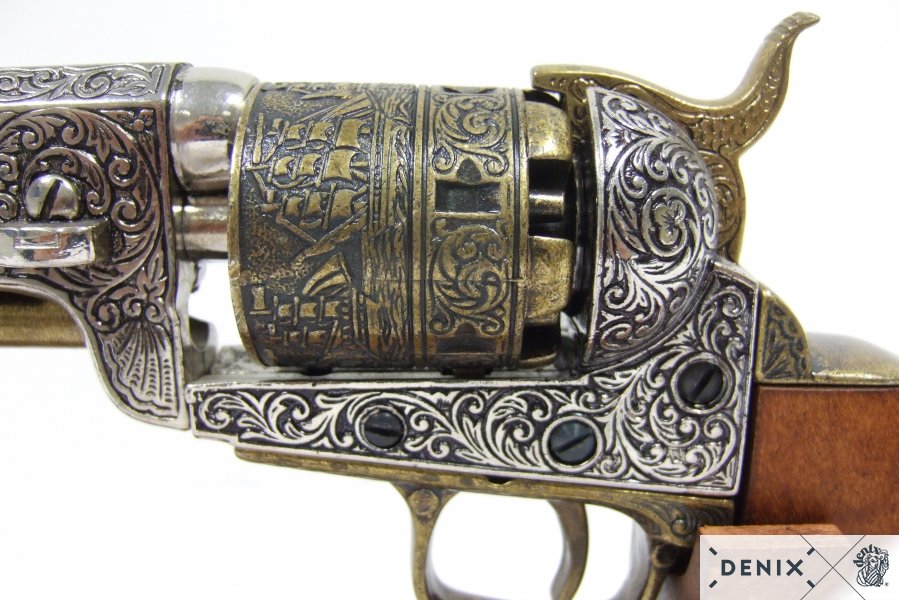 Denix American Civil War Navy Revolver Replica Pistol, USA 1851