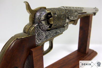 Denix American Civil War Navy Revolver Replica Pistol, USA 1851