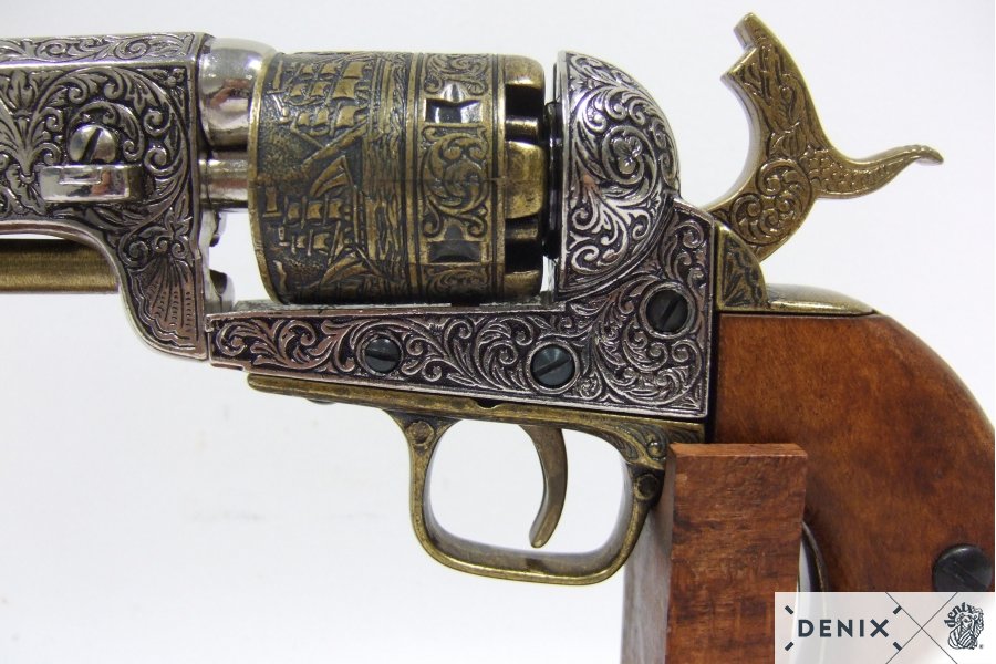 Denix American Civil War Navy Revolver Replica Pistol, USA 1851
