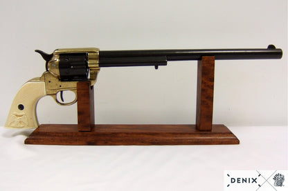 Denix Cal.45 Peacemaker Revolver 12" Replica Pistol, USA 1873