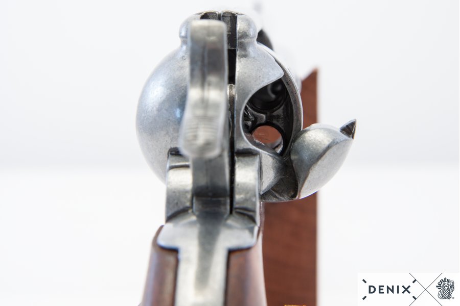 Denix Cal.45 Peacemaker Revolver 12" Replica Pistol, USA 1873