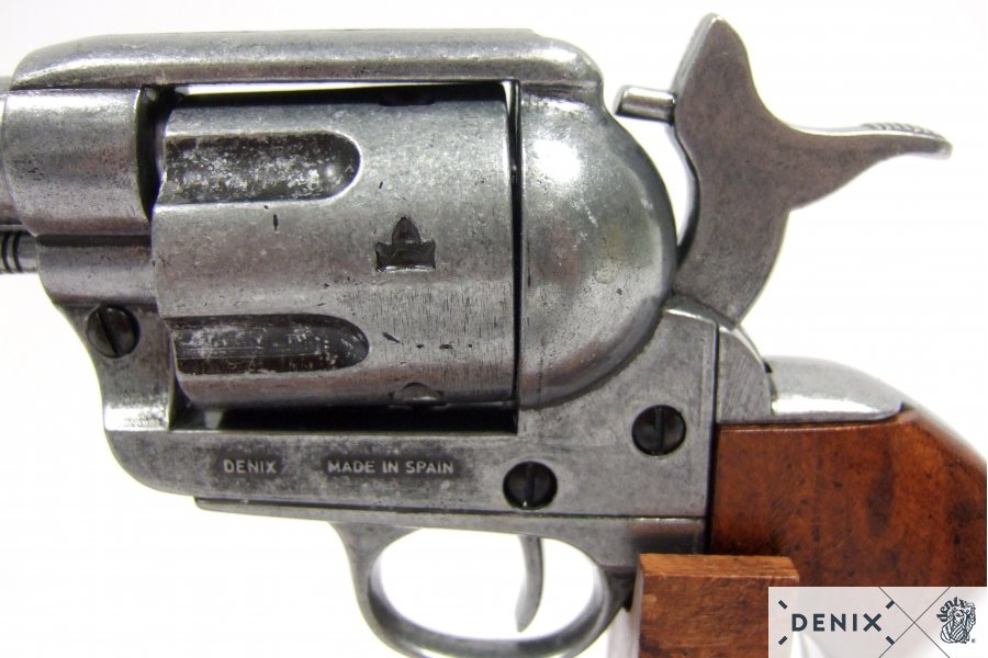 Denix Cal.45 Peacemaker Revolver 12" Replica Pistol, USA 1873