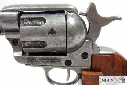 Denix Cal.45 Peacemaker Revolver 12" Replica Pistol, USA 1873