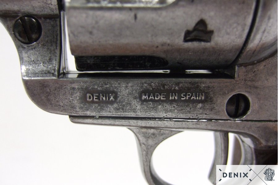 Denix Cal.45 Peacemaker Revolver 12" Replica Pistol, USA 1873