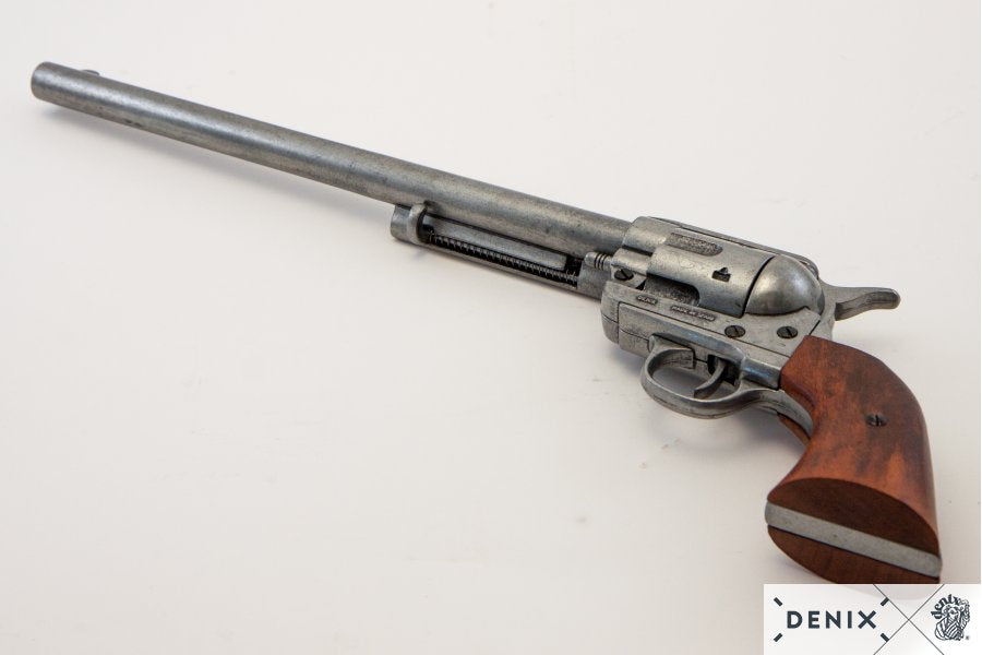 Denix Cal.45 Peacemaker Revolver 12" Replica Pistol, USA 1873