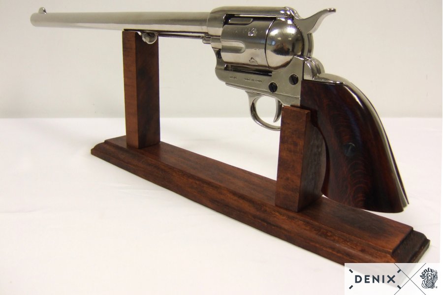 Denix Cal.45 Peacemaker Revolver 12" Pistol Replica, USA 1873
