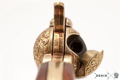 Denix Cal.45 Peacemaker Revolver 4.75" Replica Pistol, USA 1873