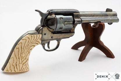 Denix Cal.45 Peacemaker Revolver 4.75" Replica Pistol, USA 1873