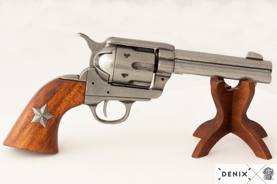 Denix Cal.45 Peacemaker Revolver 4,75" Replika Tabanca, USA 1873