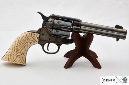 Denix Cal.45 Peacemaker Revolver 4.75" Replica Pistol, USA 1873