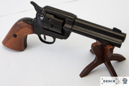 Denix Colt Peacemaker .45 Revolver Replica 4.75" + 6 Rounds – 1873 US Decorative Collection Set