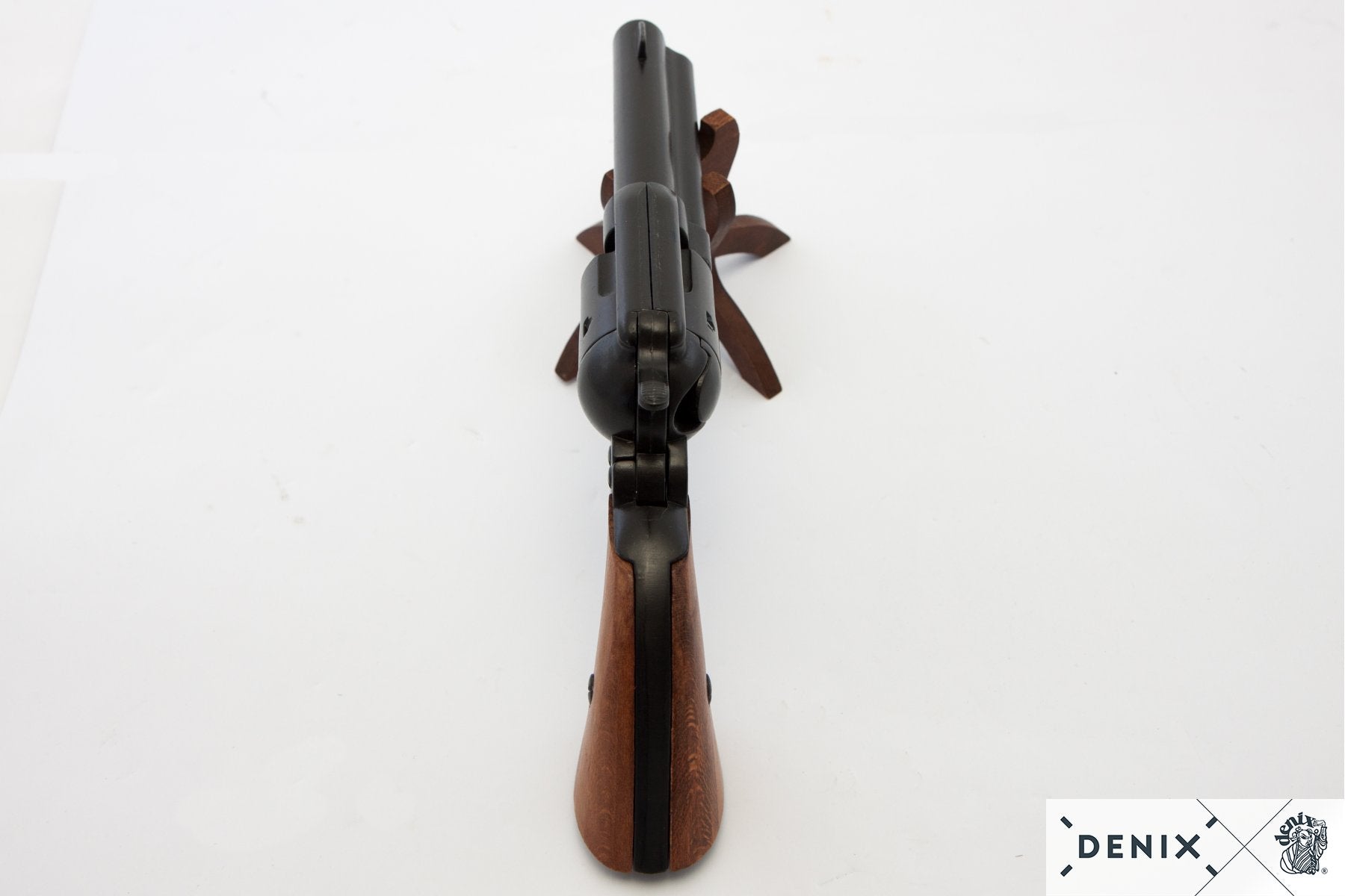 Denix Colt Peacemaker .45 Revolver Replikası 4,75" + 6 Mermi – 1873 ABD Dekoratif Koleksiyon Seti