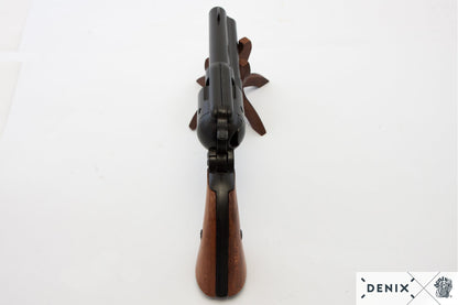 Denix Colt Peacemaker .45 Revolver Replica 4.75" + 6 Rounds – 1873 US Decorative Collection Set