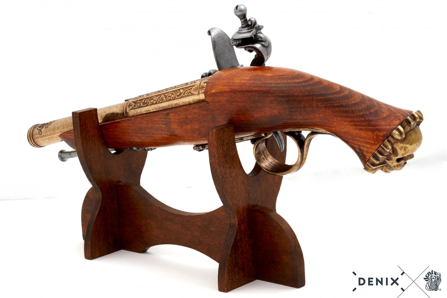 Denix Flintlock Pirate Pistol Replica, 18th C.