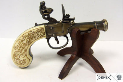 Denix Flintlock Pistol Replica, England 18th C.
