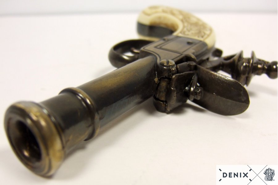Denix Flintlock Pistol Replica, England 18th C.