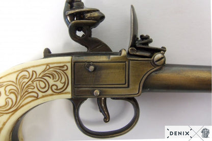 Denix Flintlock Pistol Replica, England 18th C.