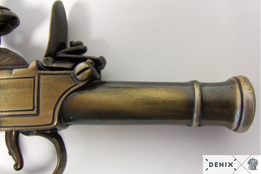 Denix Flintlock Pistol Replica, England 18th C.
