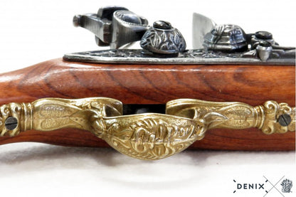 Denix 18th Century German Flintlock Pistol Replica – Decorative Flintlock Pistol