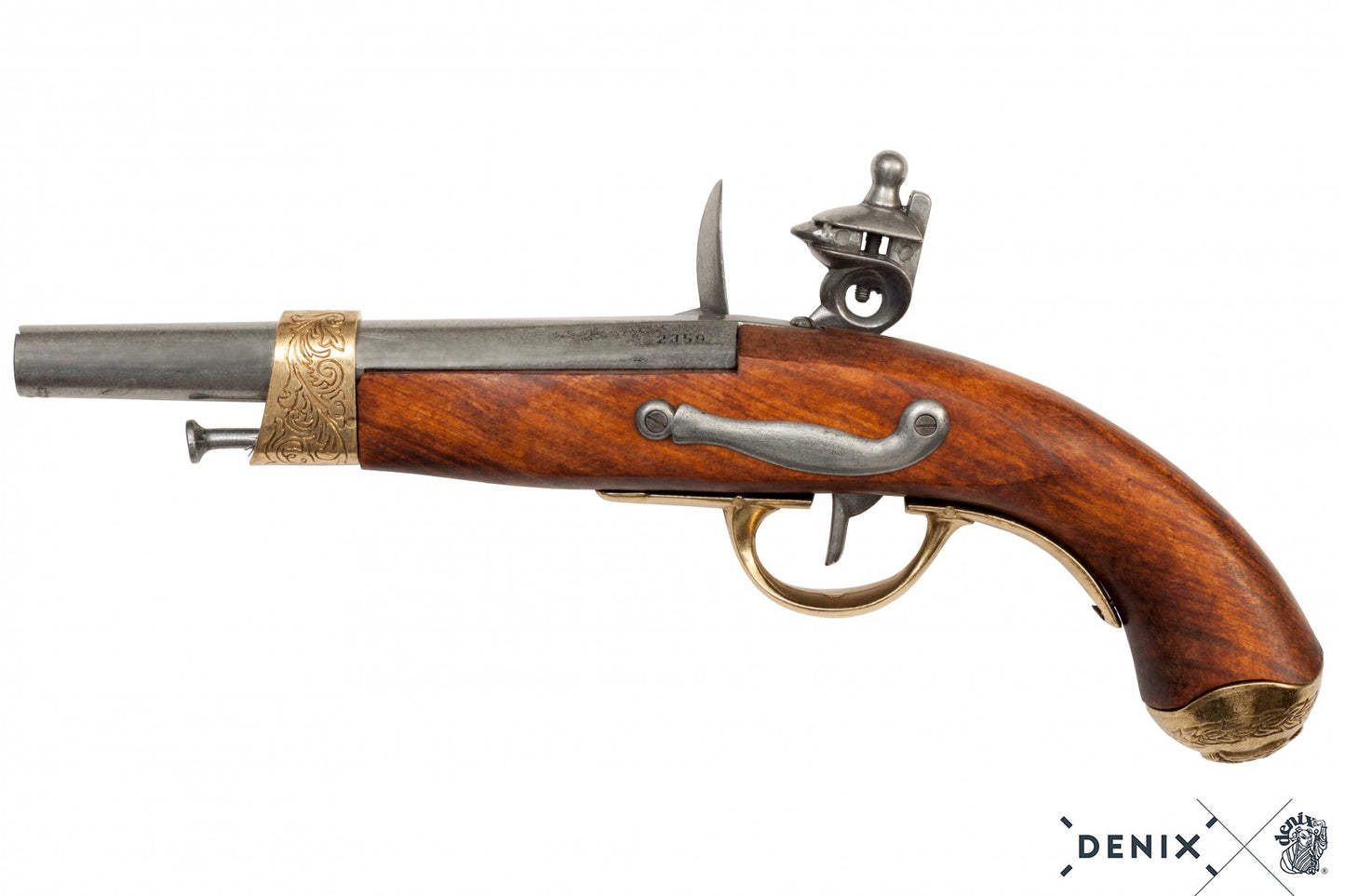 Denix Napolyon Bonapart Çakmaklı Tabanca Replikası – 1806 Fransa