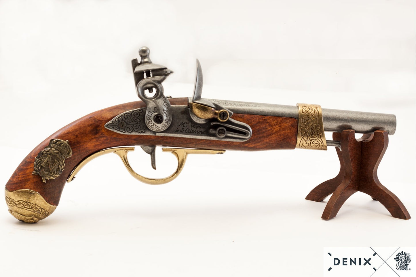 Denix Napolyon Bonapart Çakmaklı Tabanca Replikası – 1806 Fransa