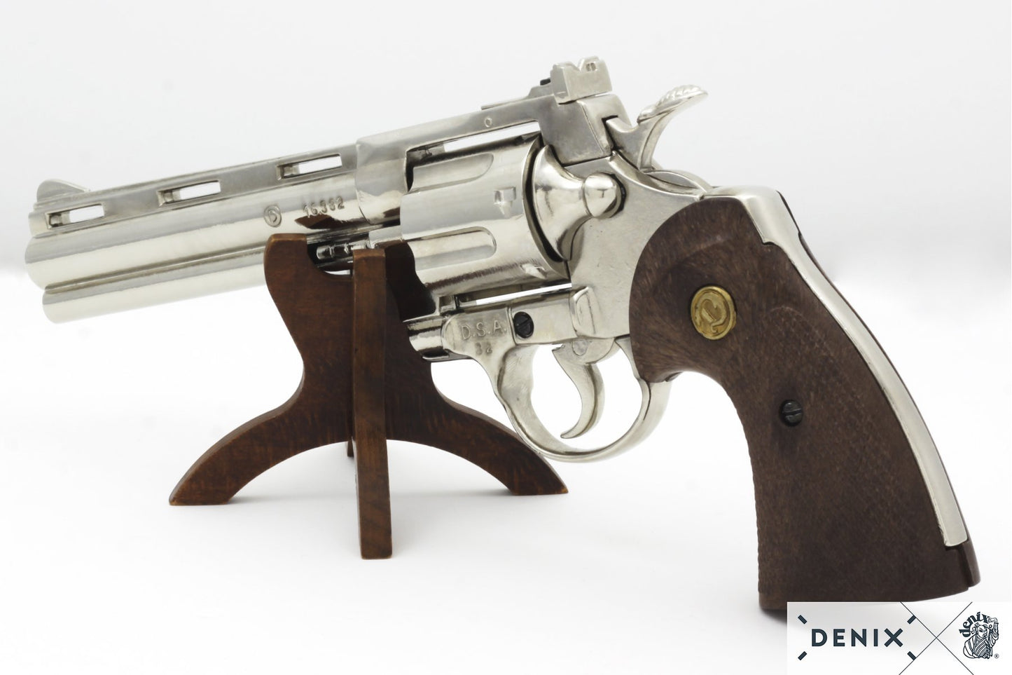 Denix Python Revolver 6" Replica Pistol, USA 1955