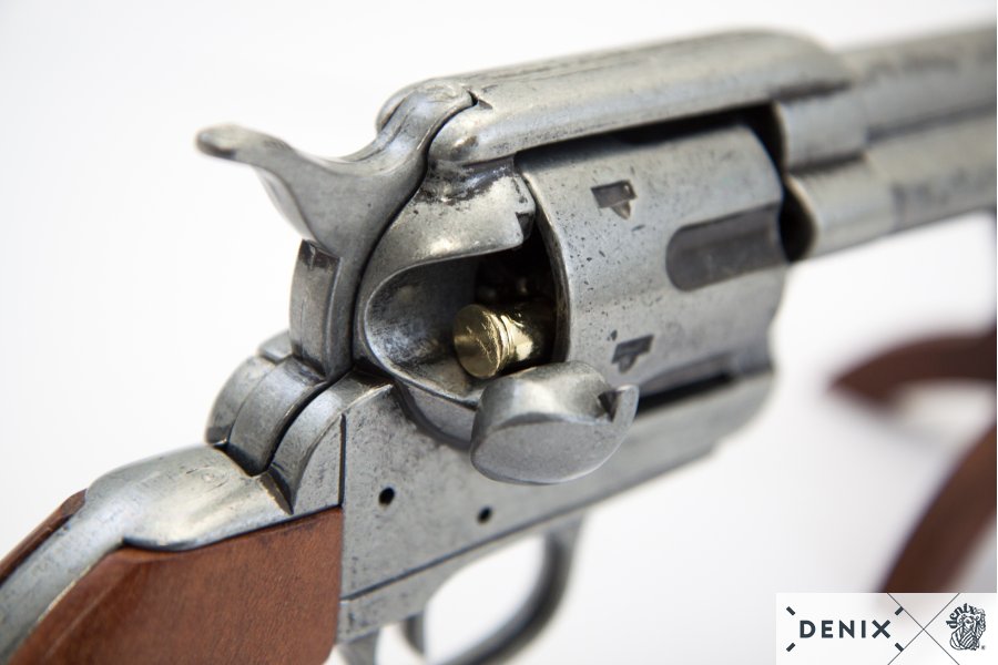 Denix Colt Peacemaker .45 Revolver Replica 5½" + 6 Rounds – 1873 USA