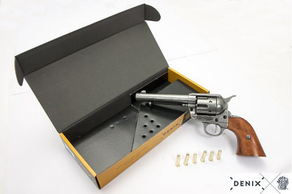 Denix Colt Peacemaker .45 Revolver Replica 5½" + 6 Rounds – 1873 USA
