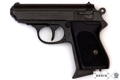 Denix Semi-Automatic Pistol with Silencer Replika Tabanca, Germany 1931
