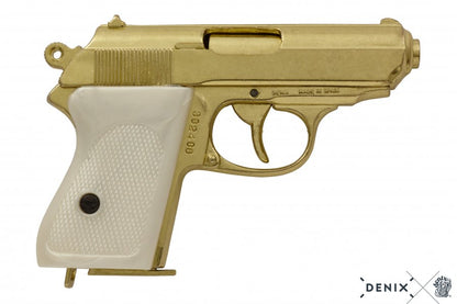 Denix Walther PPK 1931 Silenced Pistol Replica – WWII Decorative Collectible Pistol