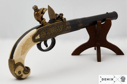 Denix Flintlock Pistol Replica, Tula (Russia) 18th C.