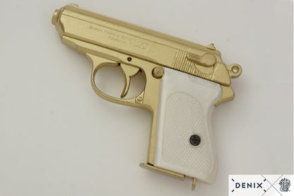 Denix Walther PPK 1931 Silenced Pistol Replica – WWII Decorative Collectible Pistol