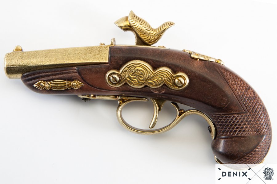 Denix Philadelphia Deringer Perküsyon Tabanca Replikası 1862 ABD