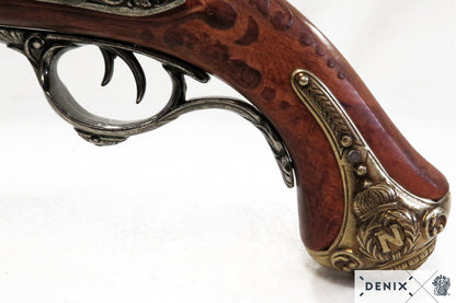 Denix Napoleon Pistol with 2 Barrels Revolver Replica, France 1806