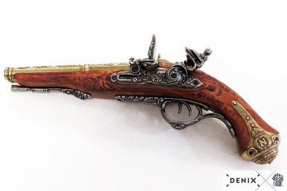 Denix Napoleon Pistol with 2 Barrels Revolver Replica, France 1806