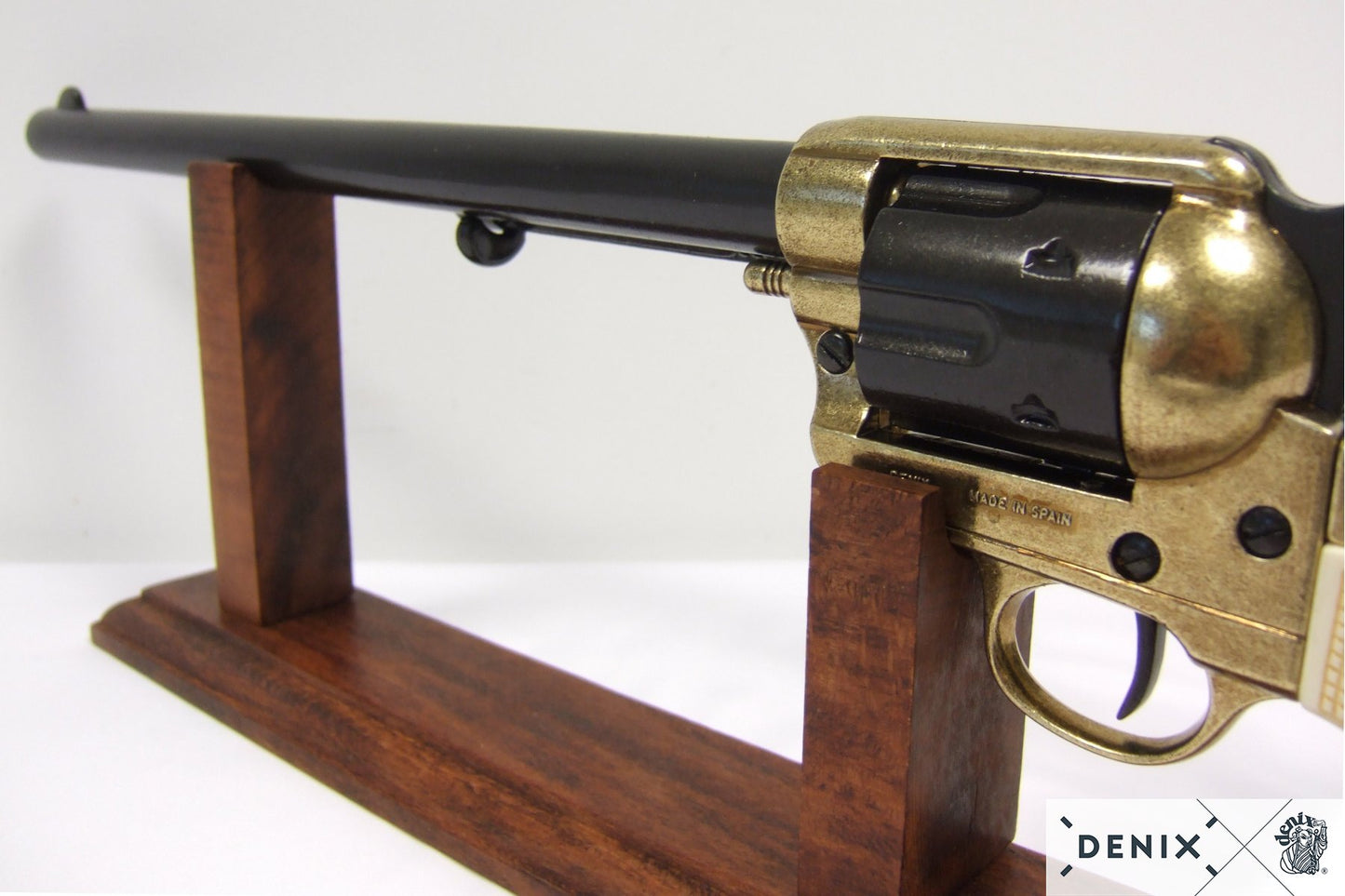 Denix Cal.45 Peacemaker Revolver 12" Replica Pistol, USA 1873