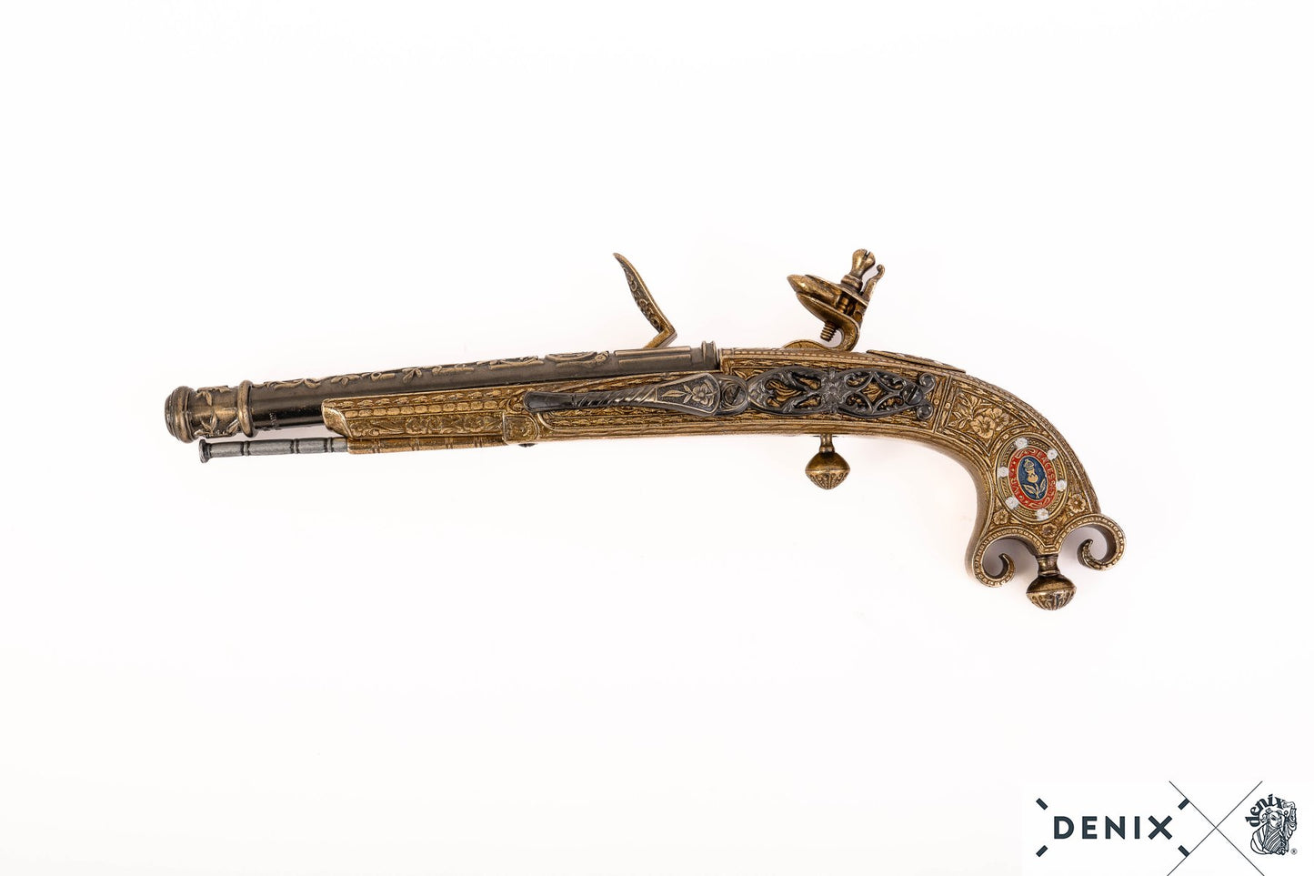 Denix Flintlock Pistol Replica, Scotland 1760