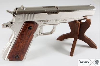 Denix Automatic .45 pistol M1911A1 Replica Pistol, USA 1911 (WWI & II) (Magazine Fixed)