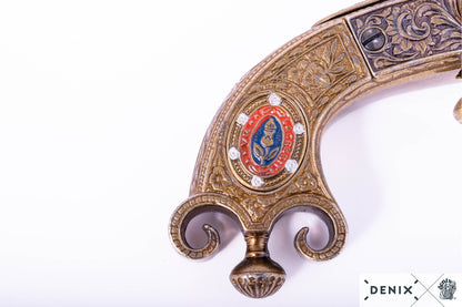 Denix Flintlock Pistol Replica, Scotland 1760