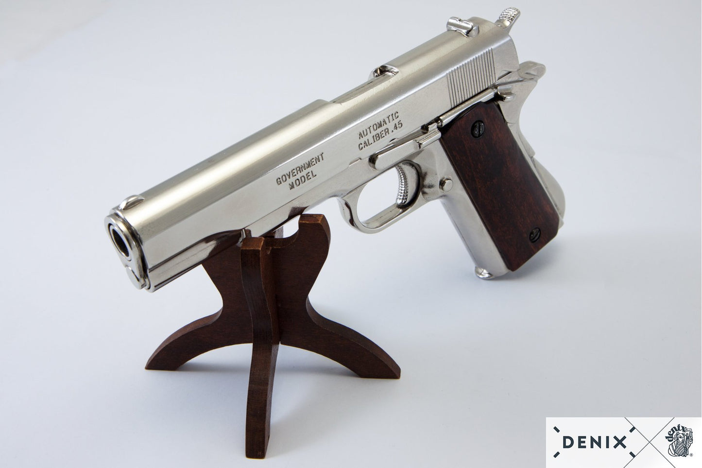 Denix Automatic .45 pistol M1911A1 Replica Pistol, USA 1911 (WWI & II) (Magazine Fixed)