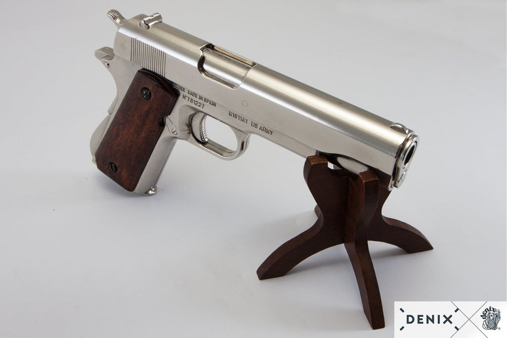 Denix Automatic .45 pistol M1911A1 Replika Tabanca, USA 1911 (WWI & II) (Şarjör Sabit)