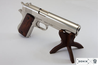 Denix Automatic .45 pistol M1911A1 Replica Pistol, USA 1911 (WWI & II) (Magazine Fixed)
